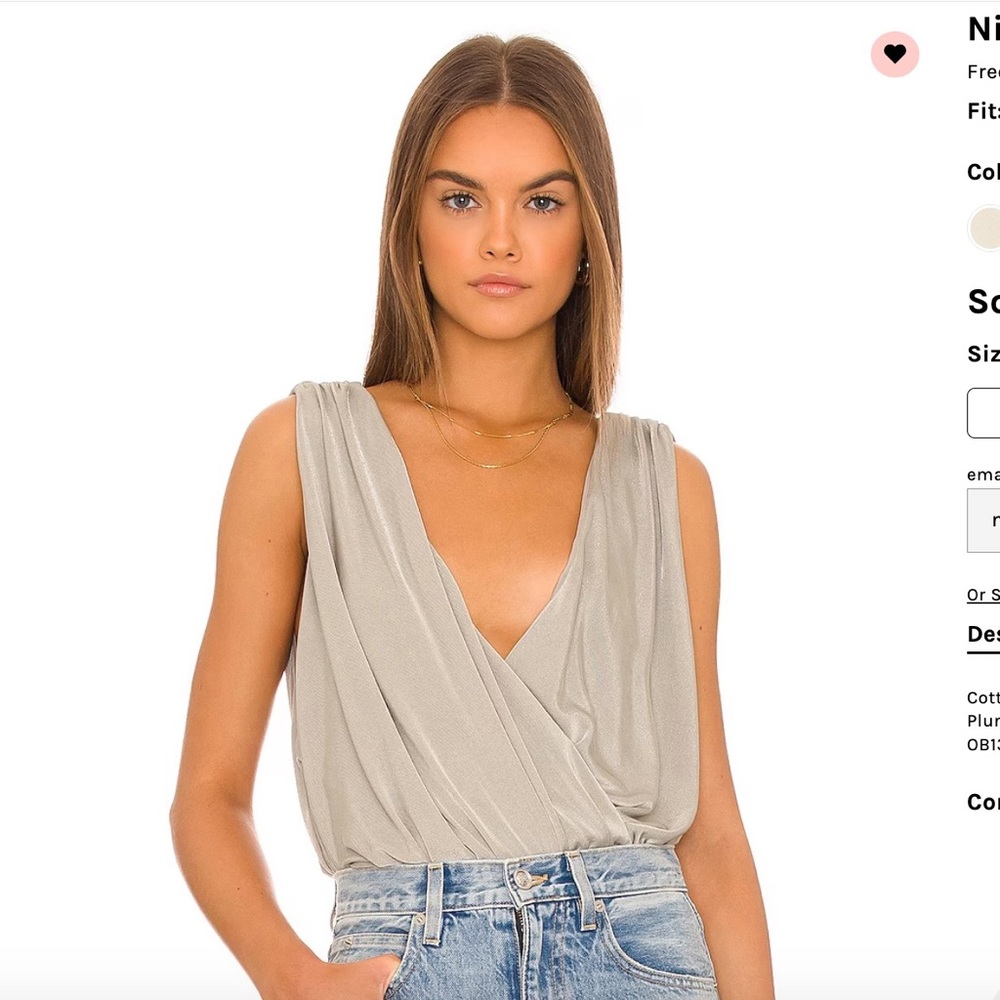 Free People Night Owl Bodysuit